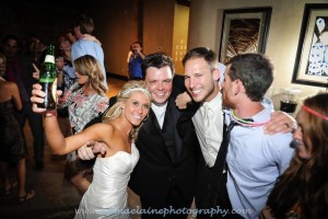 Atlanta DJ Mobile Mike DJ Service with the bride and groom