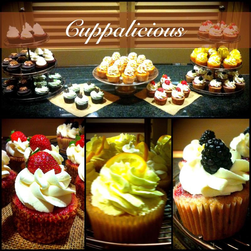 Wedding cupcakes from Cupalicious in Atlanta