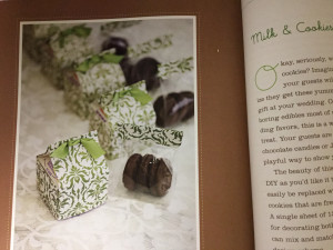DIY Bride Crafty Countdown Milk & Cookies Favors