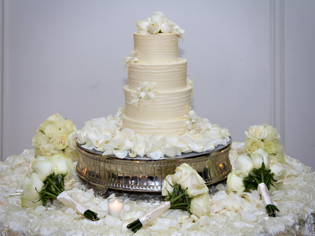Atlanta wedding cake at Wimbish House wedding
