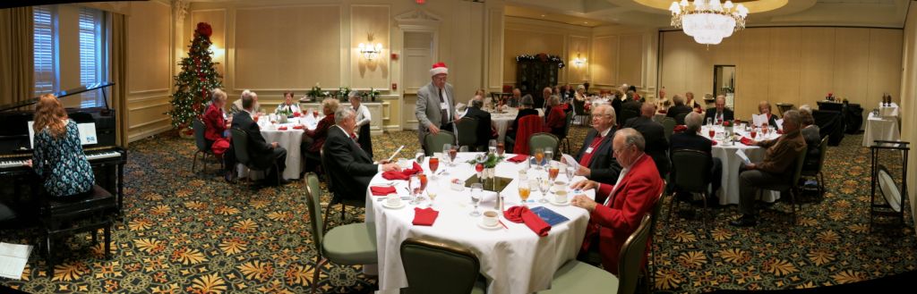 Panoramic Christmas Luncheon of GM Retirees at Atlanta Athletic Club