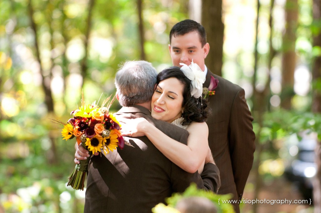 Outdoor fall wedding in Alpharetta, GA