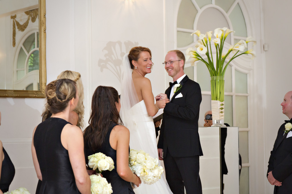 Wedding Ceremony at Wimbish House in Atlanta