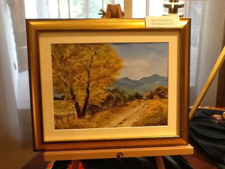 Painting at Stonehurst Place Bed and Breakfast Atlanta Art Show