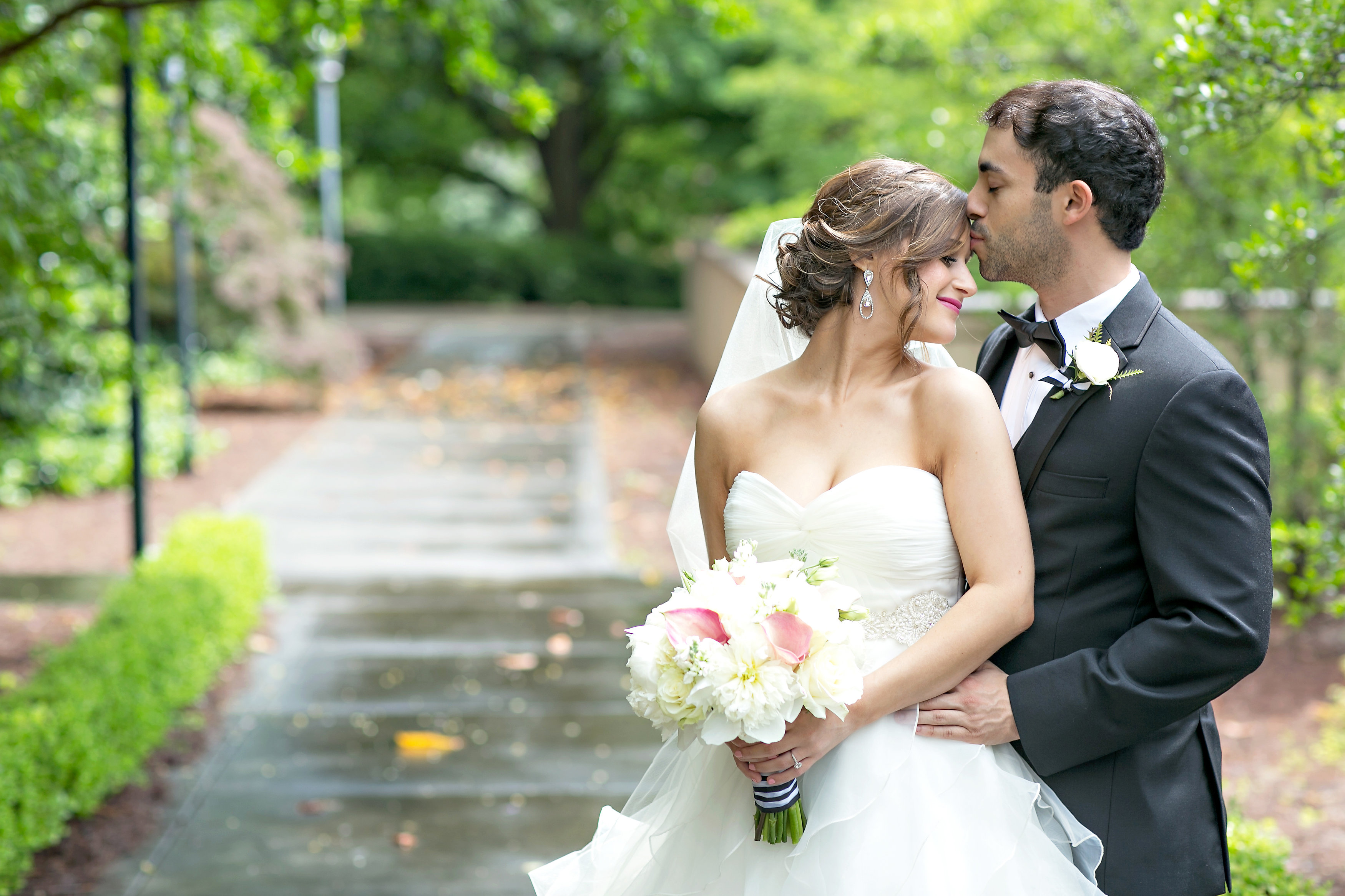 Risa and Jared together outside The Temple in Atlanta