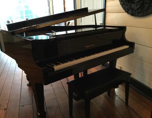 Piano at The Estate wedding and event venue in  Atlanta