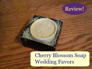 Review of Cherry Blossom Soap Wedding Favor from My Wedding Favors.com