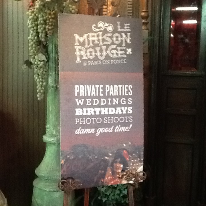 Le Maison Rouge in Atlanta