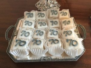 Petit Fours at Anniversary Party in Atlanta