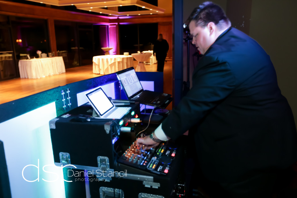 Mobile Mike at his DJ setup during an event