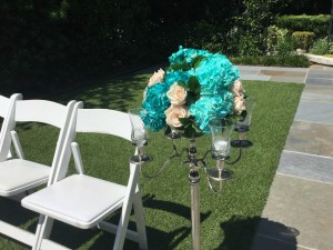 Outdoor wedding ceremony at The Atrium near Atlanta