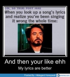 Misunderstood song lyrics My Lyrics are better