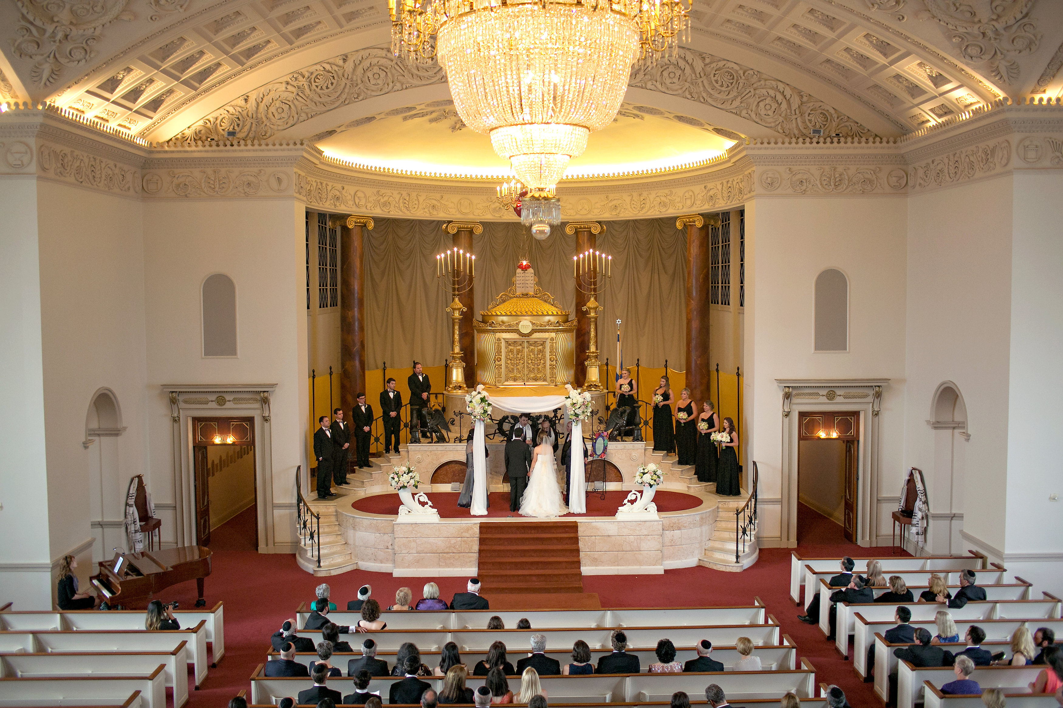 Jewish Wedding Ceremony at The Temple in midtown Atlanta