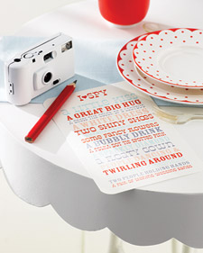 Martha Stewart I Spy Wedding Activity for Kids