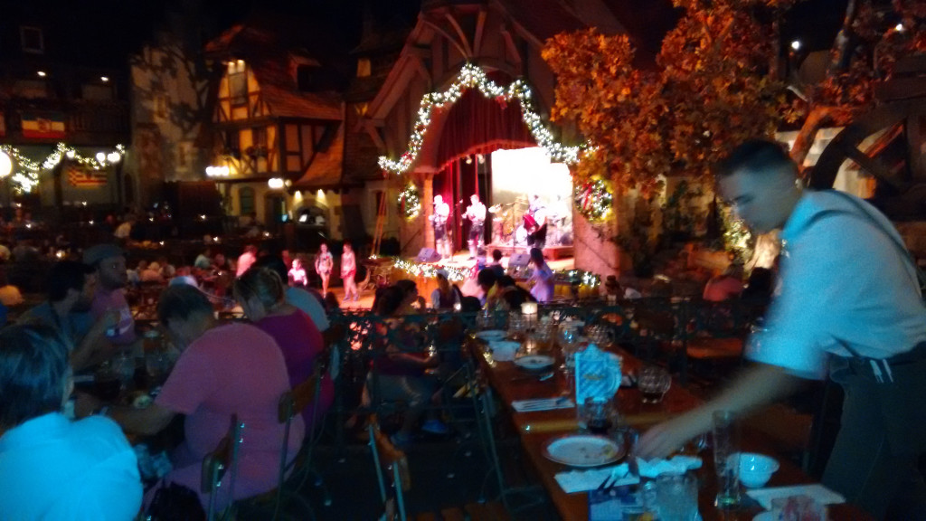 Biergarten at Epcot